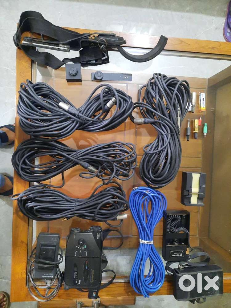 Video Camera, Tripod, Audio - Video Cables, Flashgun, Sun Gun, Adapter