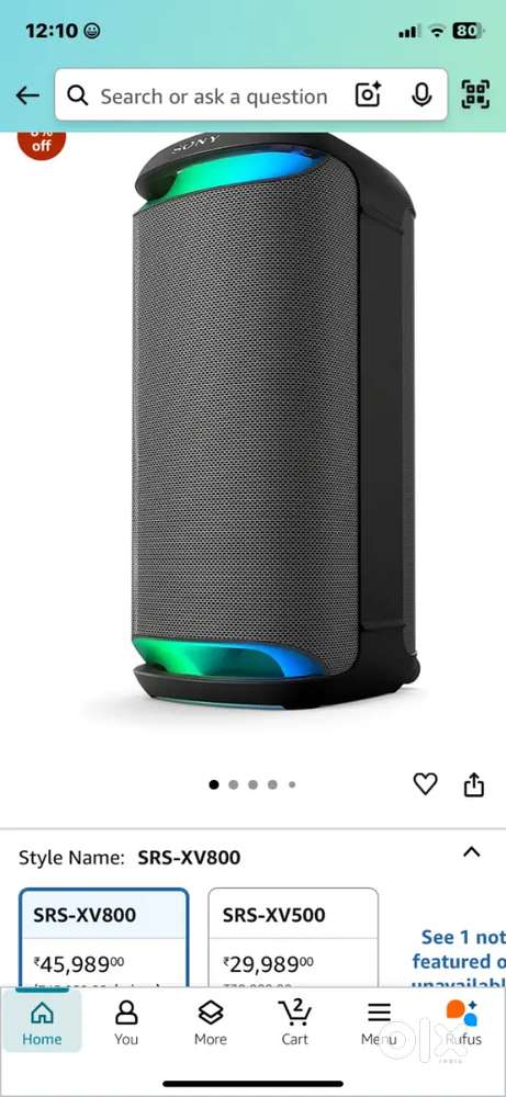 Sony bluetooth speaker mxv800