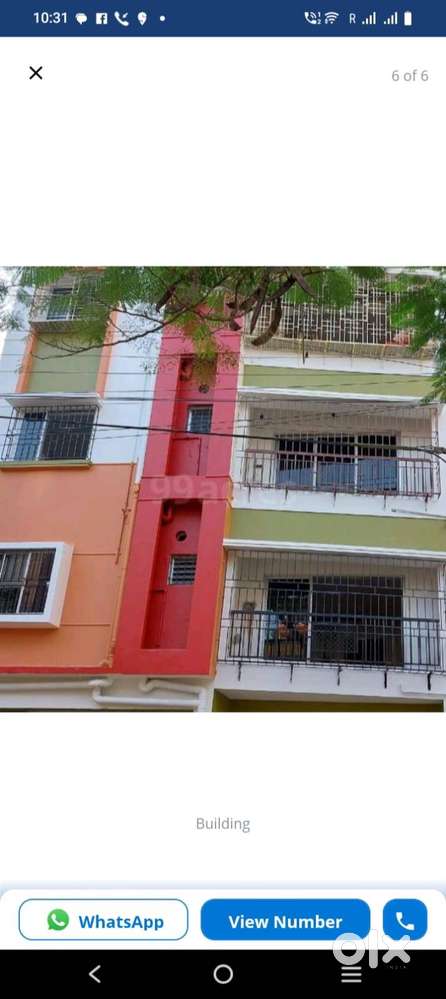 3 bhk flat with 1 car parking garage