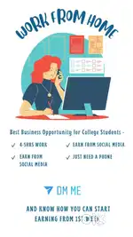 Our work does not require high education and limited slots contact now