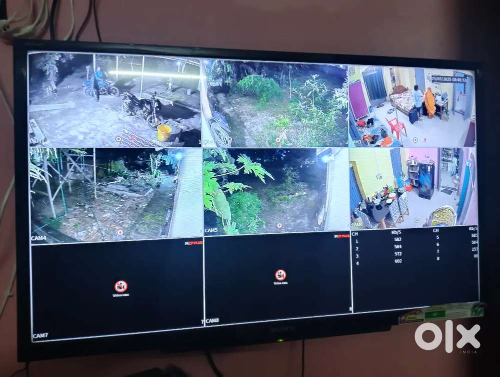 CCTV 4 camera set-up - 9400