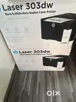 Hp laser 303w black&white auto duplex laser printer unused pc with box