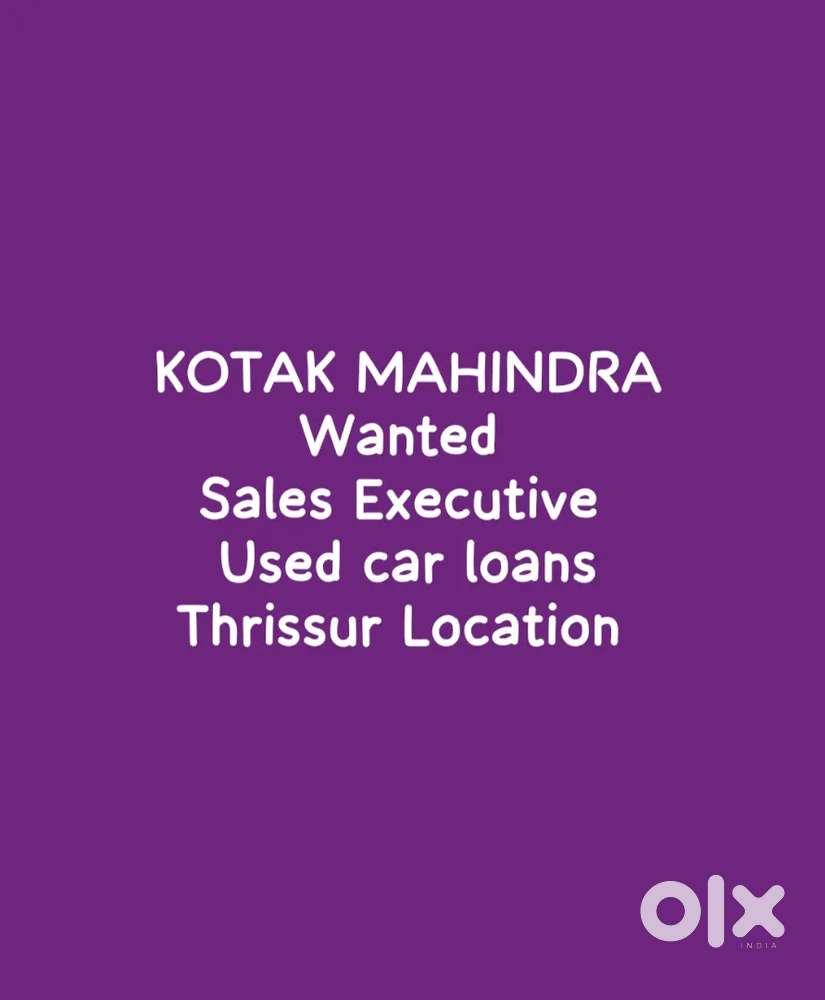 SALES EXECUTIVE - USED CAR LOANS