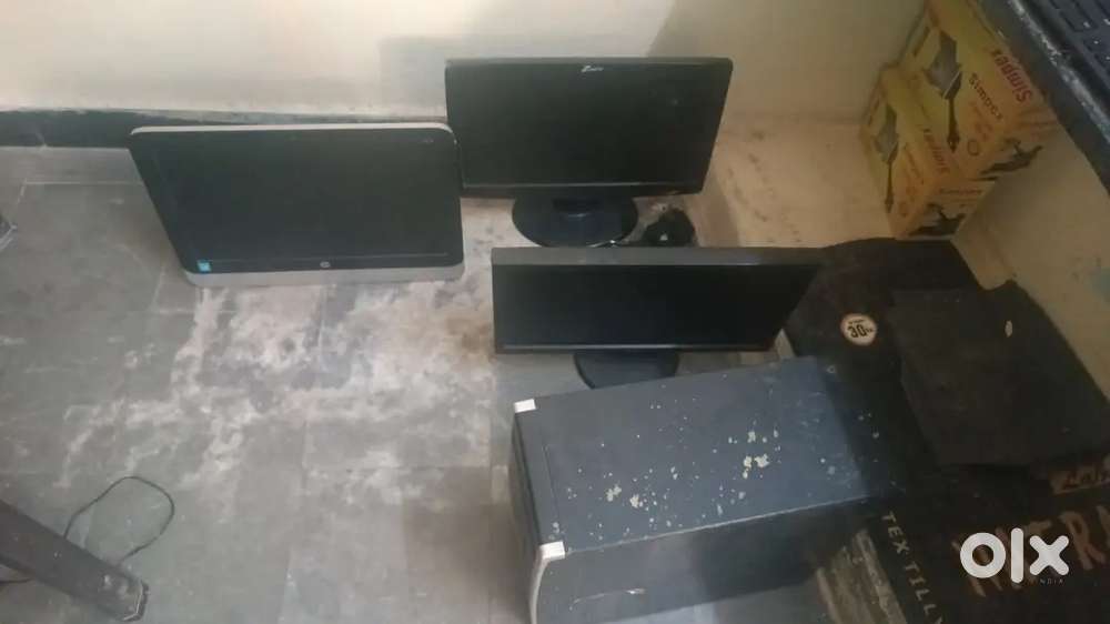 Monitor and cpu