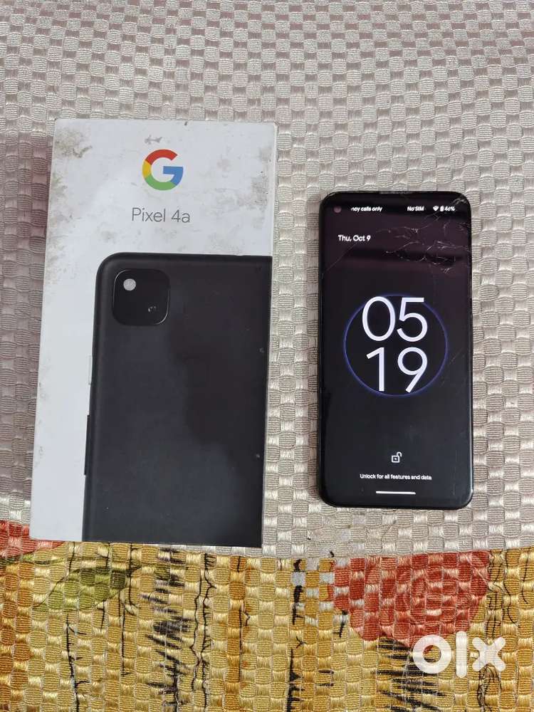 Google pixel 4A, touch broken & not working, battery need to change.