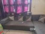 Six seater L shape sofa