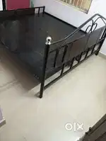 King size steel cot in good condition