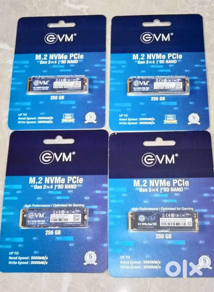 EVM 256GB Nvme Gen3 SSD For Sale