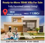 Ready to move villa for sale in Hoskote