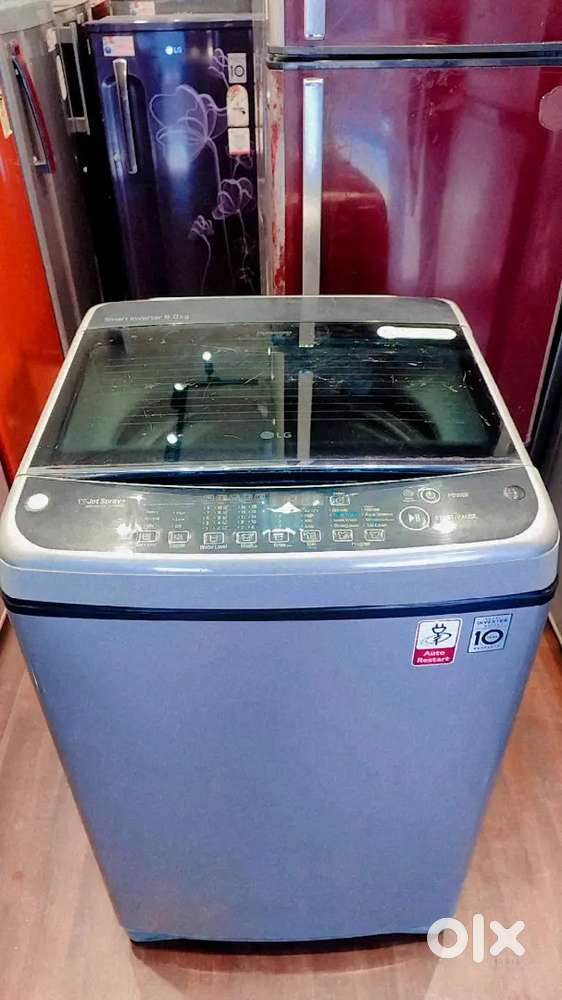 LG 8Kg 5Star Smart Inverter TurboDrum Fully Automatic Top Load Machine
