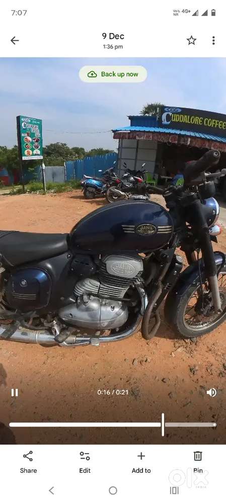 Jawa blue colour immediately sale price negotiable