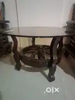 Old teak wood sofa set