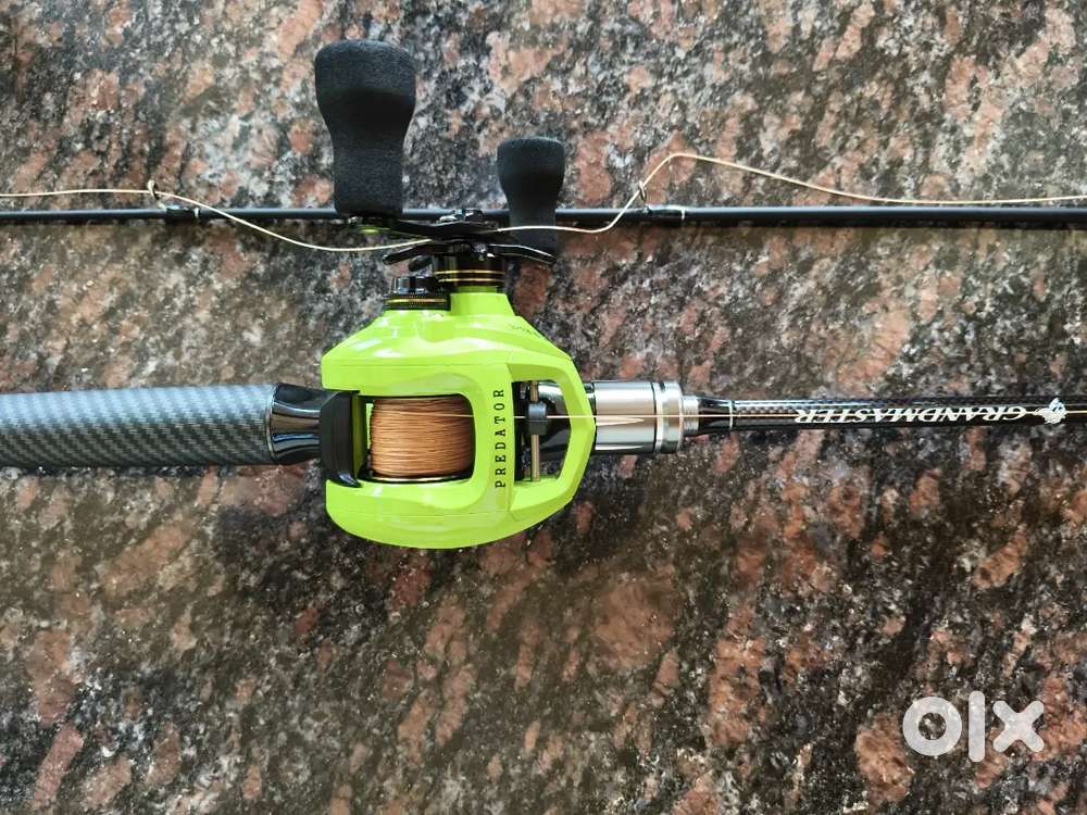 Fishing reel and rod