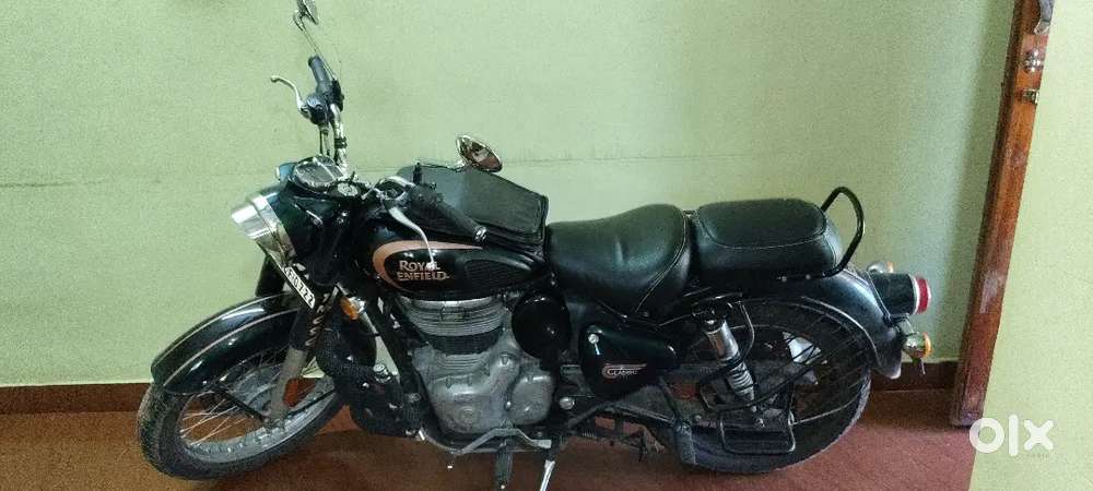 Royal Enfield halogen green