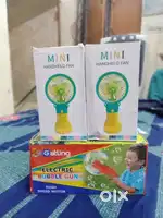 Toys charging fan & bubble gun combo 349 and surgical mask