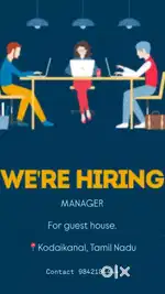 Receptionist in Kodaikanal