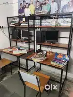 Study Table cum Computer Table TV Table fitted with Rack Shelf & Chair