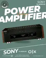 SONY  TA-N330 ES  POWER AMPLIFIER  CODE 9 AV STUDIO