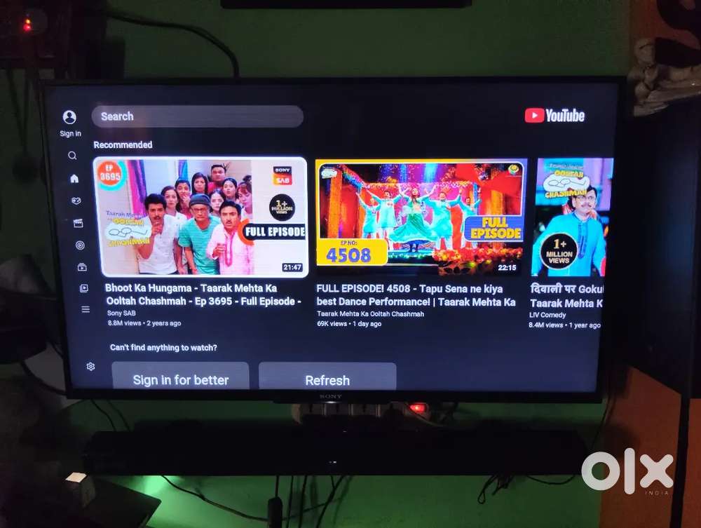 Sony Bravia LED Android TV for sale 43 inches in good condition