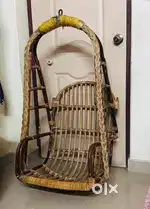 Bamboo Hanging Large Swing (Brown)