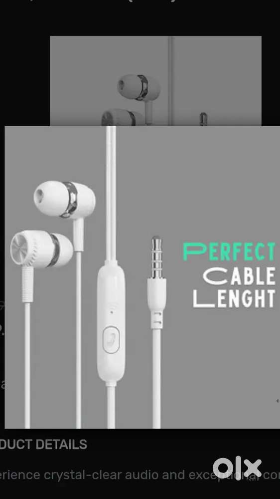 Earphone fully new pack of 3