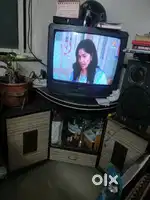 Sofa and tv set