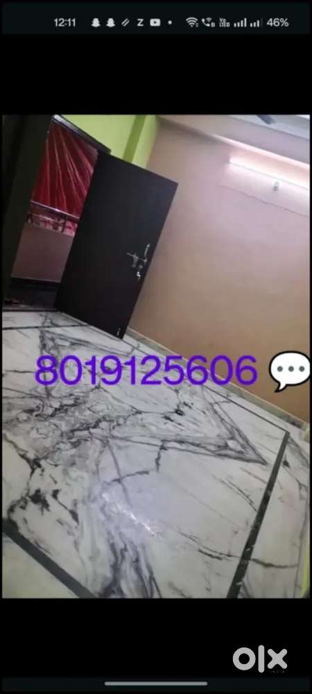 1RK with separate bathroom for rent 7k