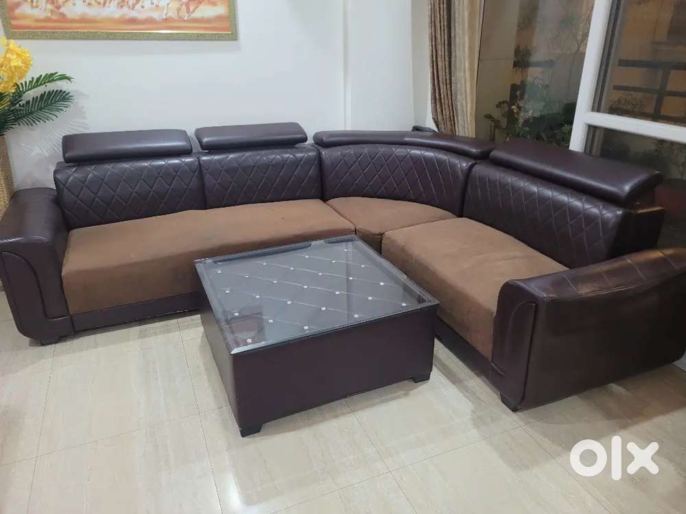 8 seater L shape sofa