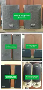 AVR Bookshelf Speakers - Onkyo, Sony, JBL