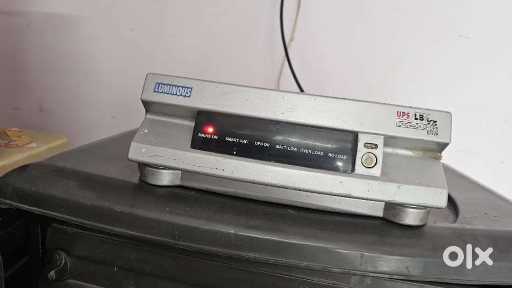 675 va Inverter and battery 150ah only 3 year old