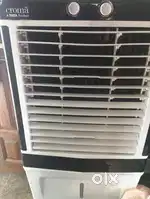 1yr old fridge, teak wood cot & bed, aircooler and washing machine