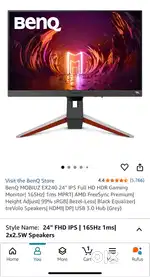 Benq MOBIUZ gaming monitor