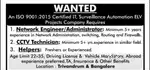Sr CCTV Technician