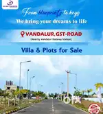 Villa plots at Vandalur railway near by