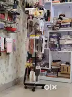 Cash counter, display counter, glass shelf, bracket, channel