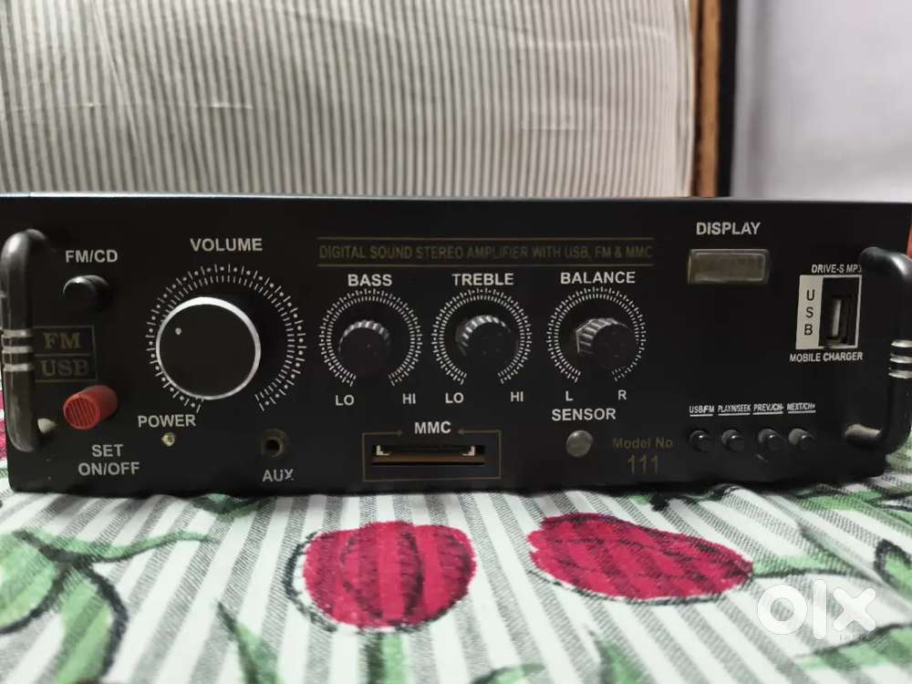 Amplifier with usb,fm and mmc
