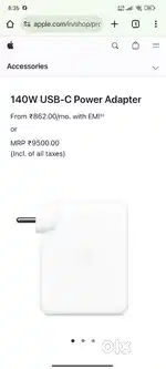 APPLE MACBOOK PRO ORIGINAL CHARGER