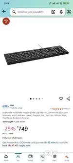 Dell Keyboard *Unused* Sell Urgently