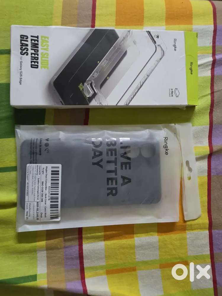 Brand New Case & Screen Guard for Samsung S25 Edge – Unused