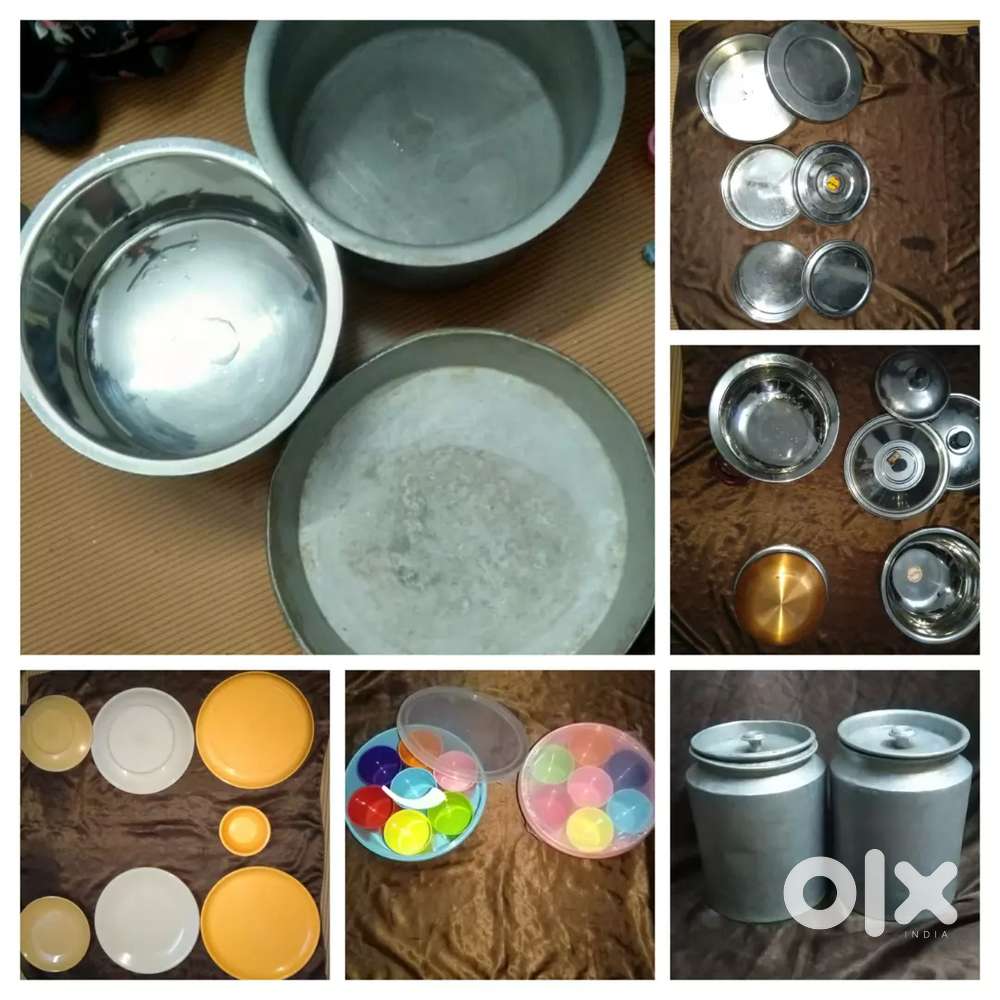 Kitchen Utensils Bartan Steel TV Gas Stove Fan AC Iron Tiffin Ganpati