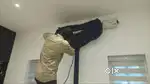 Cleaning staff girl and boy