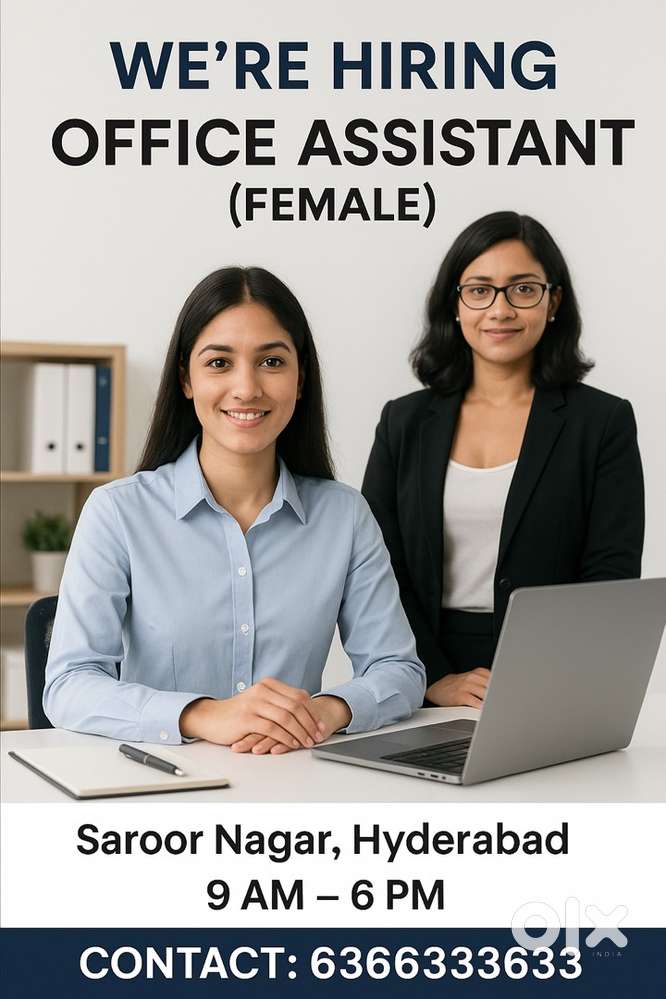 Urgent need  Office assistant only for girls