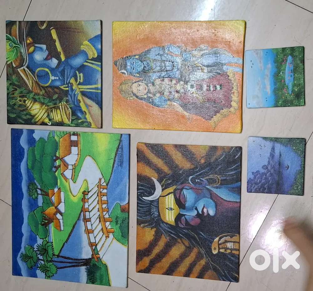 Handwork canvas beautiful painting