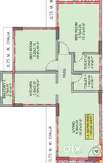 2bhk reqdy to move flat for sell