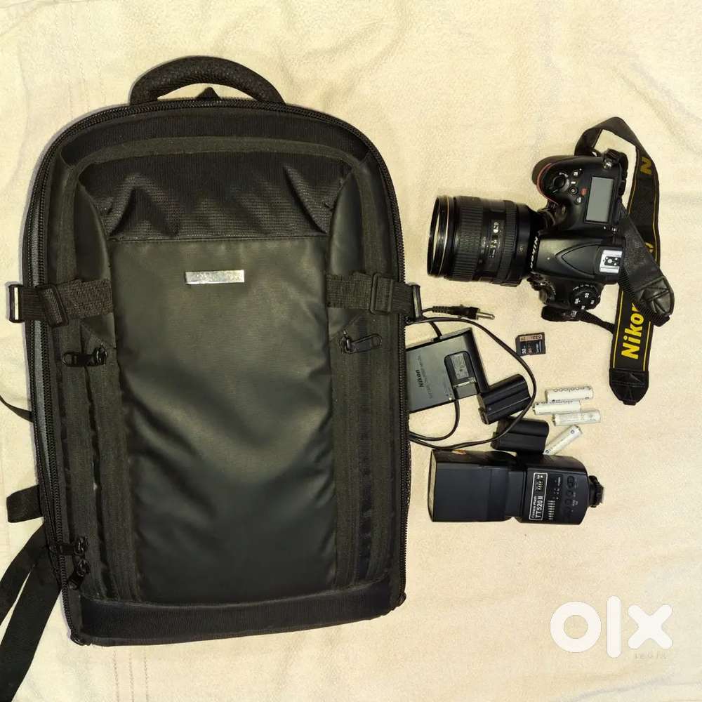 Nikon camera and lens