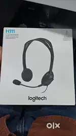 Headset brand logitech H111 with mic black