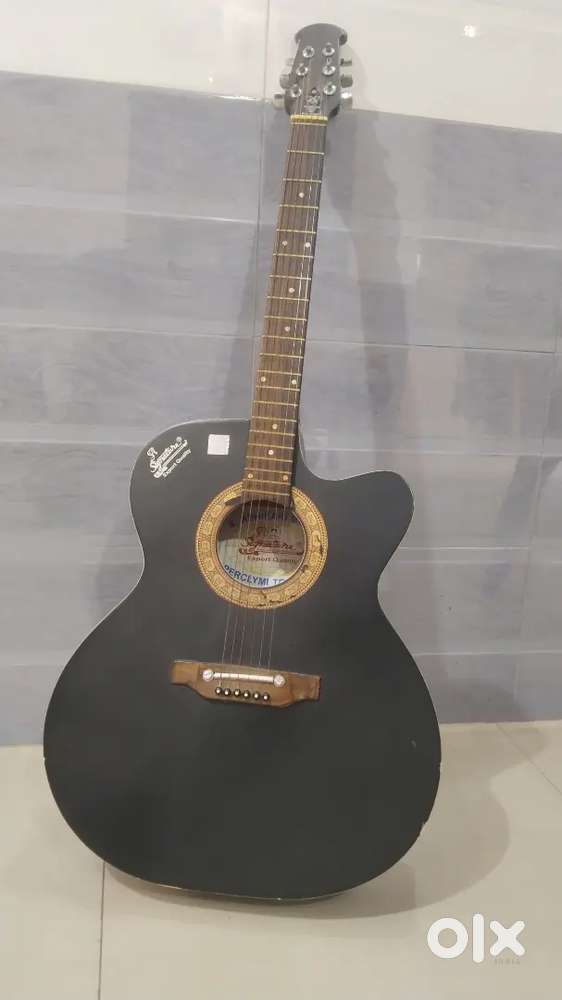Guitar  black colour bast sound  I give adorable price.  Company name
