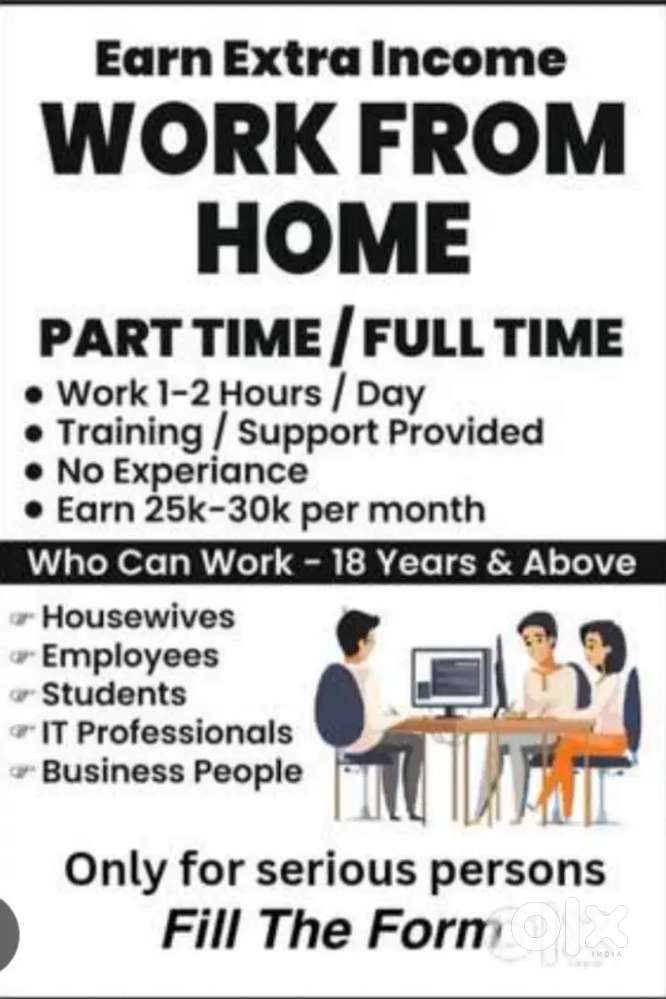 Work from home house wife college student job person anything else..