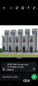 प्लाट size 10*30 1BHK House 19,51,000/-rs With registry