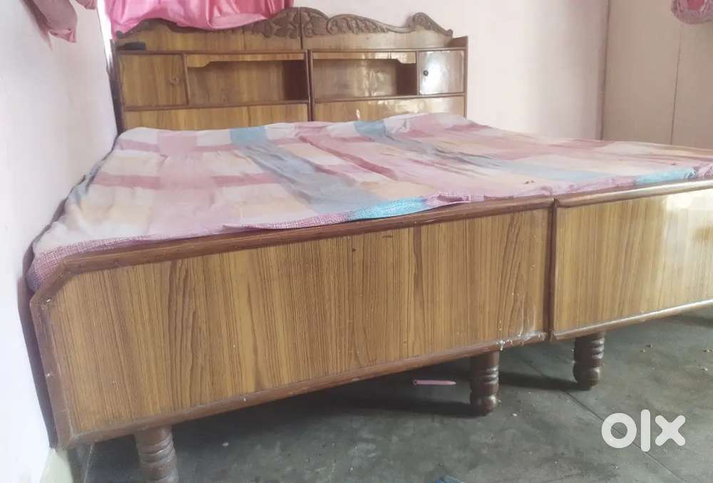 Double bed without box